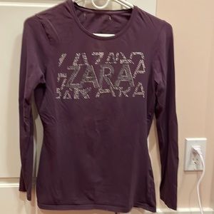 Zara Purple Top
